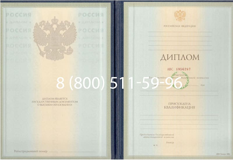 Купить Диплом о высшем образовании 1997-2002 годов в Рубцовске