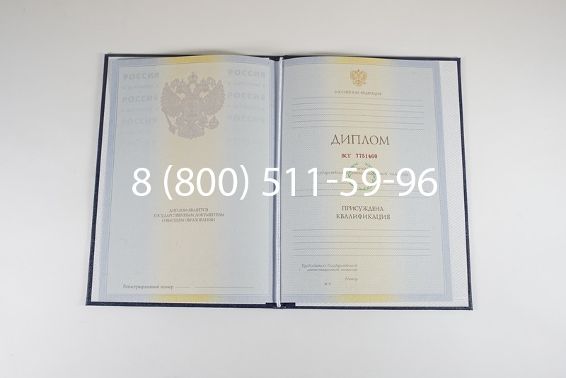 Диплом о высшем образовании 2010-2011 годов в Рубцовске